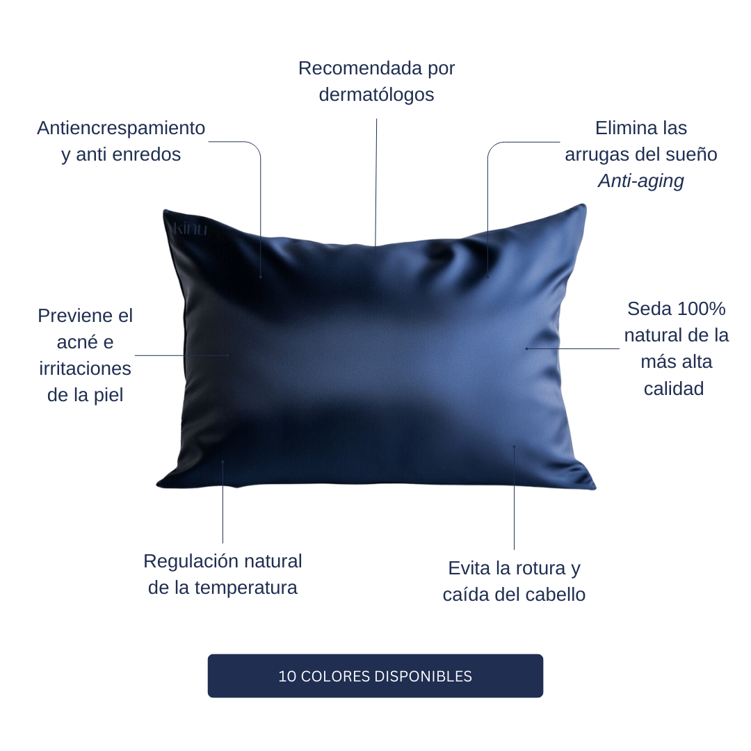 Funda de Almohada de Seda - KINU
