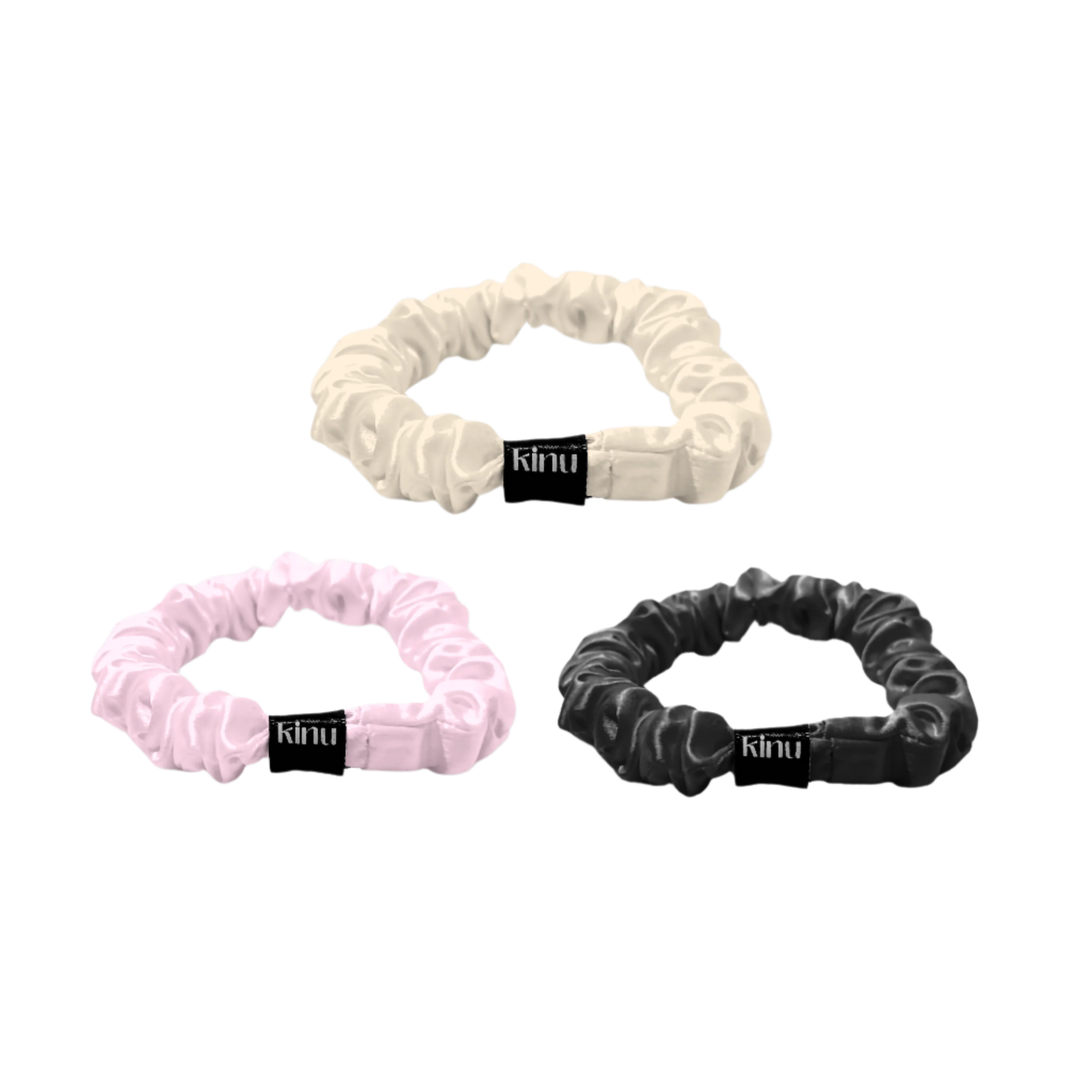 Kinu Silk Scrunchies